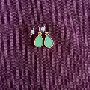 Francesca’s Silver-Tone Aquamarine Teardrop Dangle Earrings {DEAL!🌹3 for $15🌷}